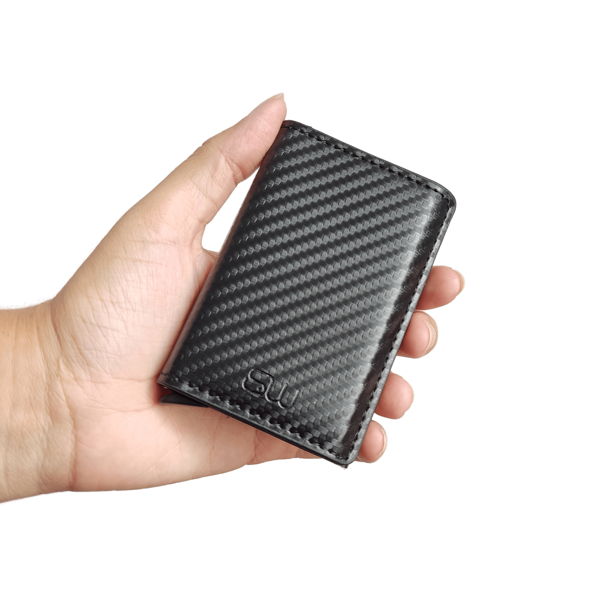 Smart Wallet Fibra De Carbono