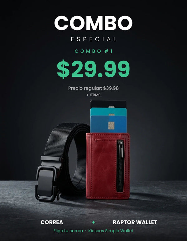 Combo Especial #1 · Raptor Wallet + Classica Belt